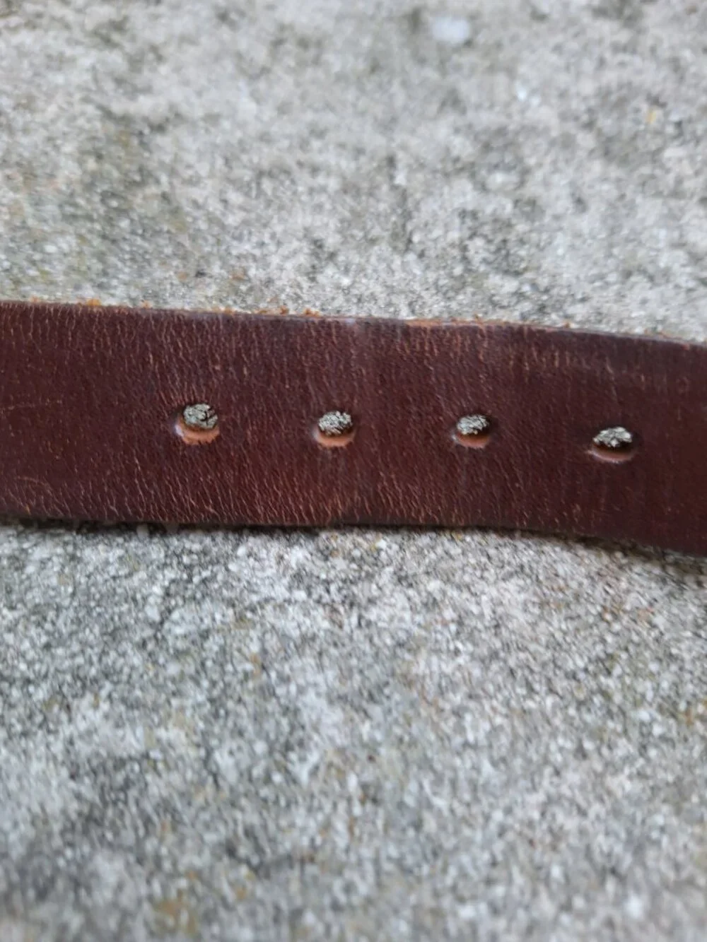 Leather Man Ltd Canvas Belt 35 Rowing Oar Paddle Ribbon Brass Vintage